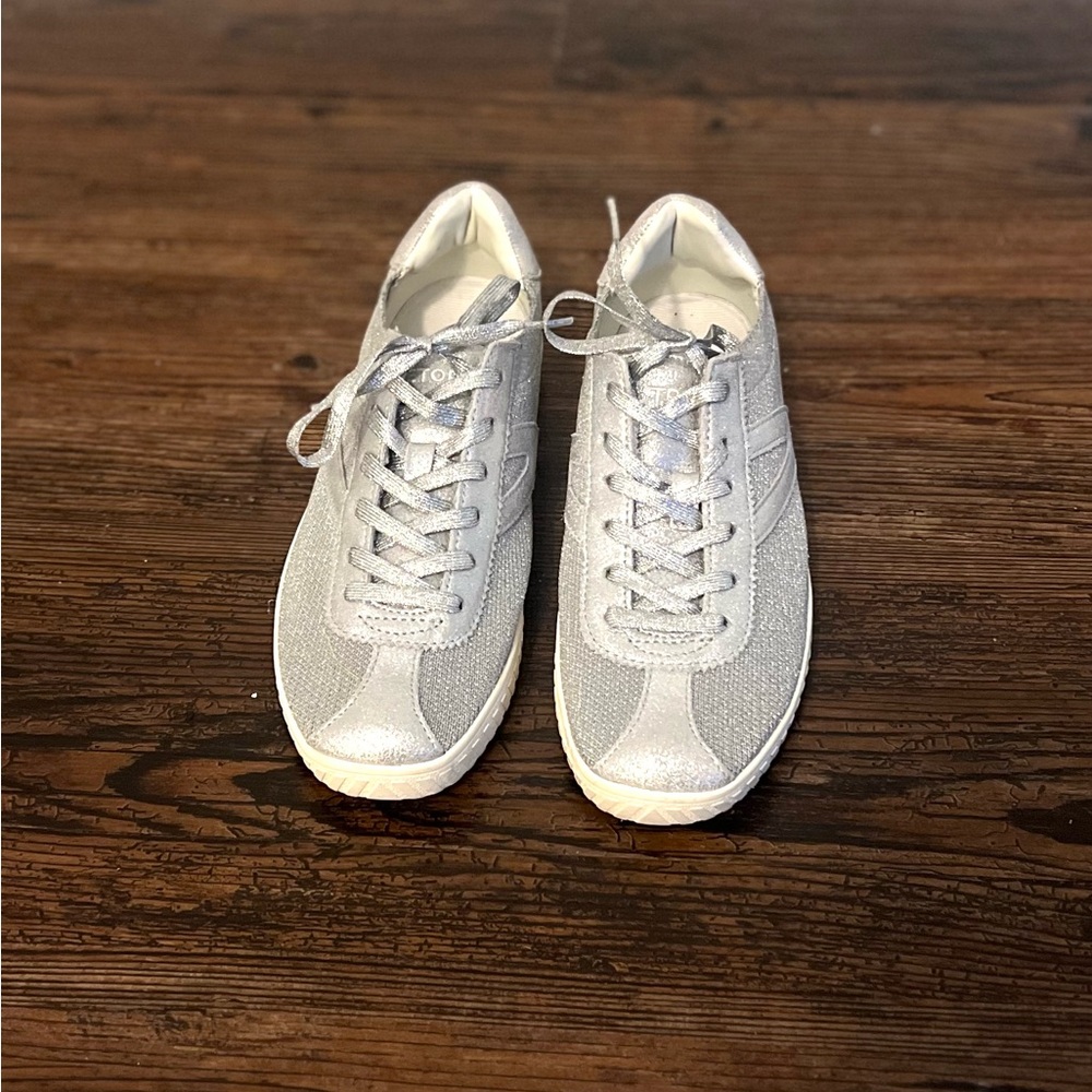 Silver Glitter Sneakers
